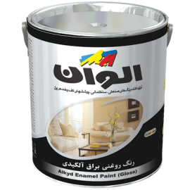 پوشرنگ روغنی براق آلکیدی الوان تینت